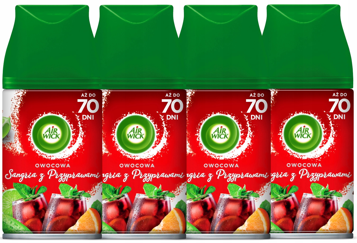 Levně Air Wick Freshmatic Sangria náhradní náplň limitovaná verze 4 x 250 ml