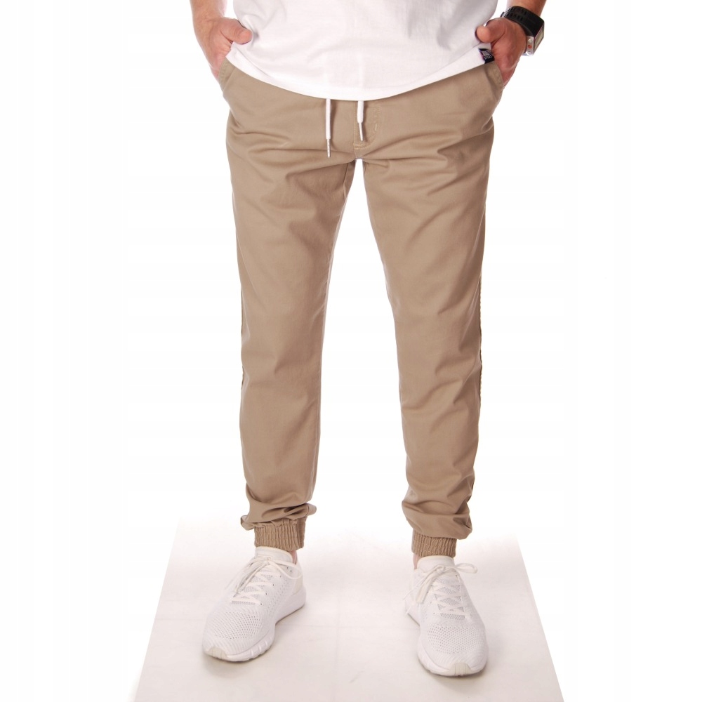 

Bor Spodnie Joggery Skin Fit Beżowe / M