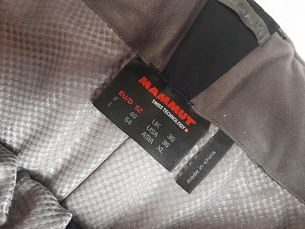 MAMMUT SELLA DRYTECH SPODNIE NARCIARSKIE MĘSKIE 52 Marka Mammut