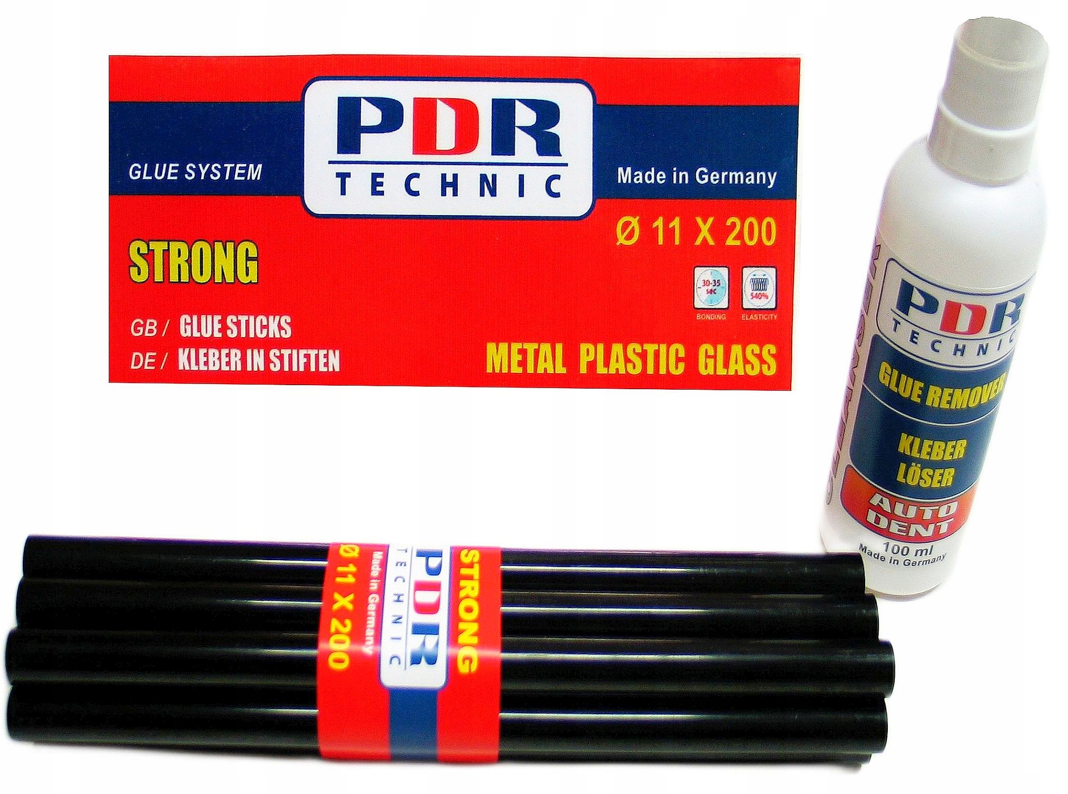 KLEJ STRONG PDR 10 SZT. ZMYWACZ USUWANIE WGNIECEŃ