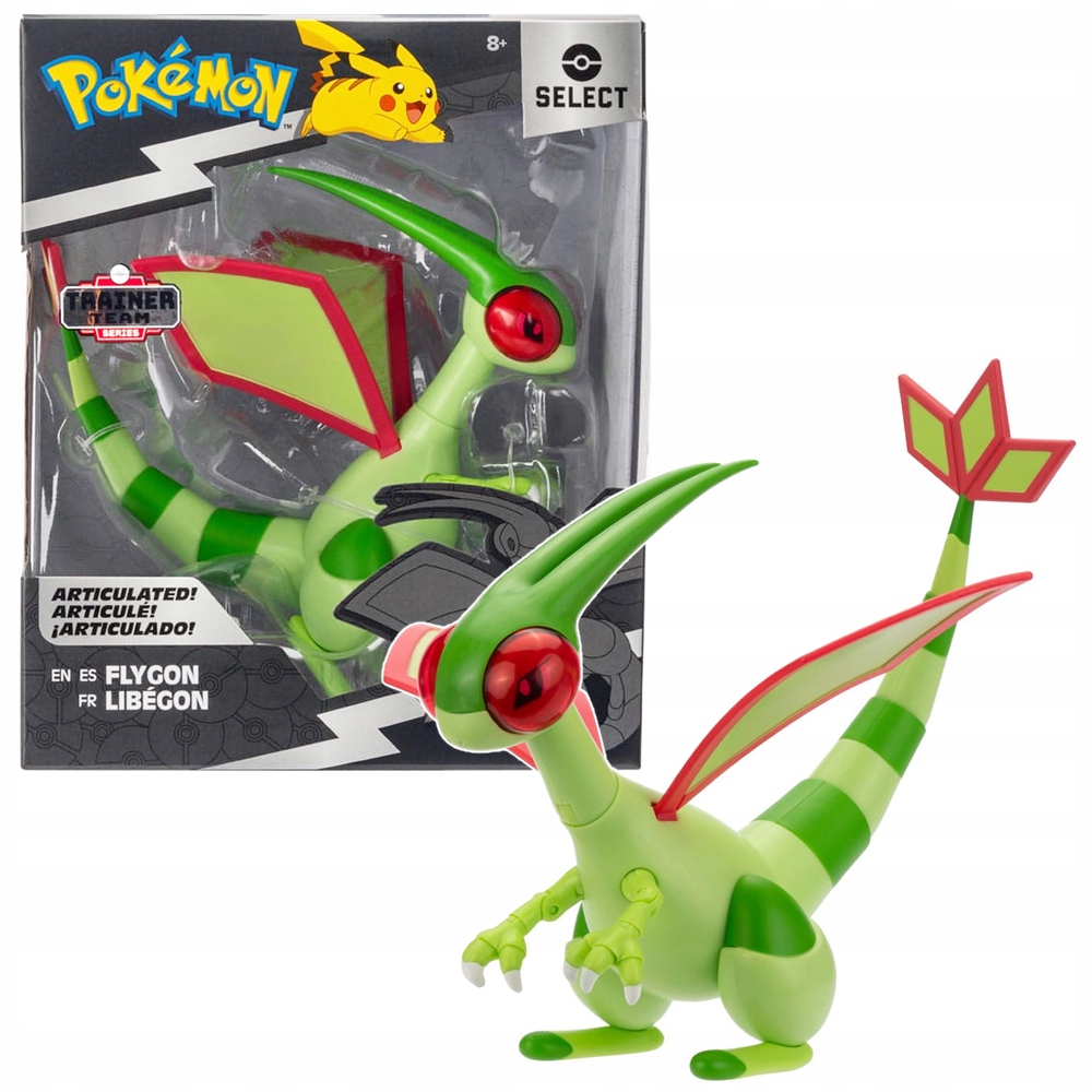 Figurka Jazwares Pokemon Flygon Velká Figurka Pokémon Select Vážka 15 CM