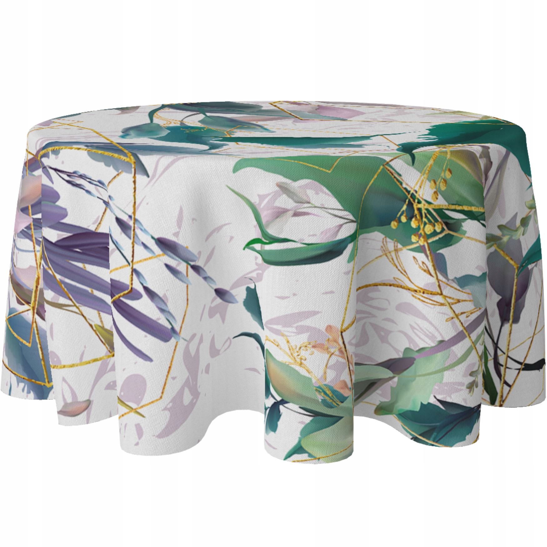 OBRUS OKRĄGŁY NA STÓŁ DEKORACYJNY 120 WZÓR KOŁO 109