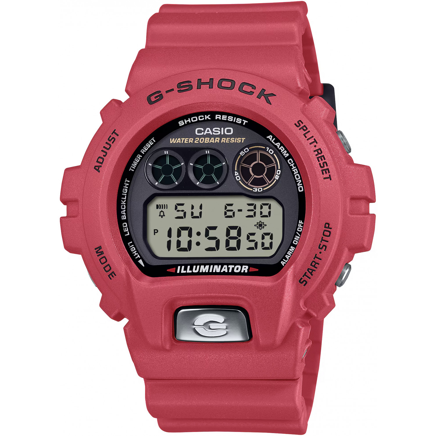 Casio G-Shock DW-6900TR-4ER 200 m Červený