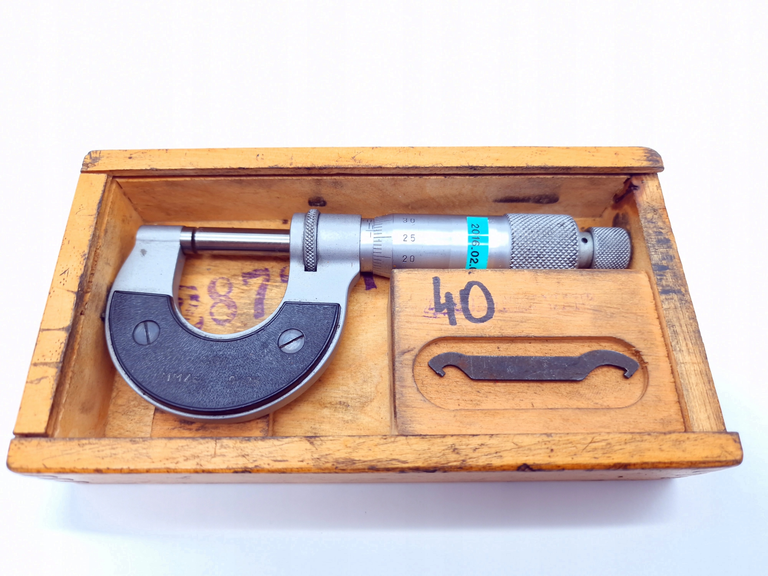 Зовнішній мікрометр MMZb 0-25 FWP