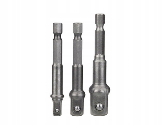 

Adaptery kluczy nasadowych do wkrętarki 3el.