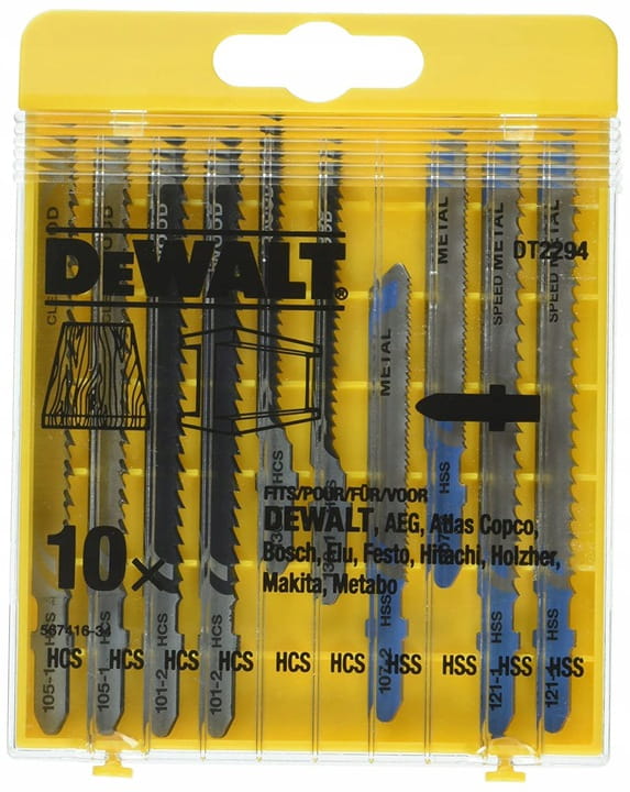 

Dewalt DT2294 Brzeszczoty do drewna metalu 10el