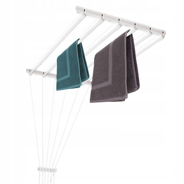 Levně Sušák do koupelny na balkon, délka 150 cm 6 pr