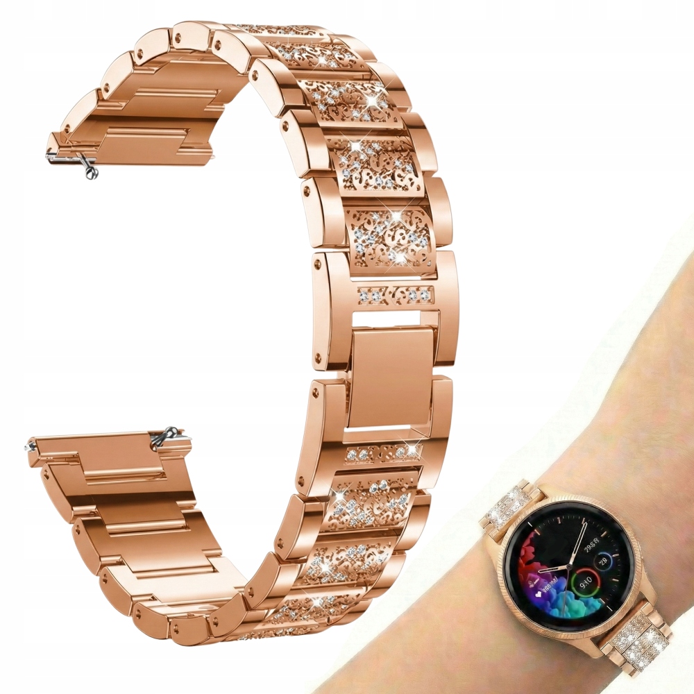 Damska Bransoleta Do Garmin Venu 2 Plus Sq SQ2 Forerunner 55 165 245 645 20