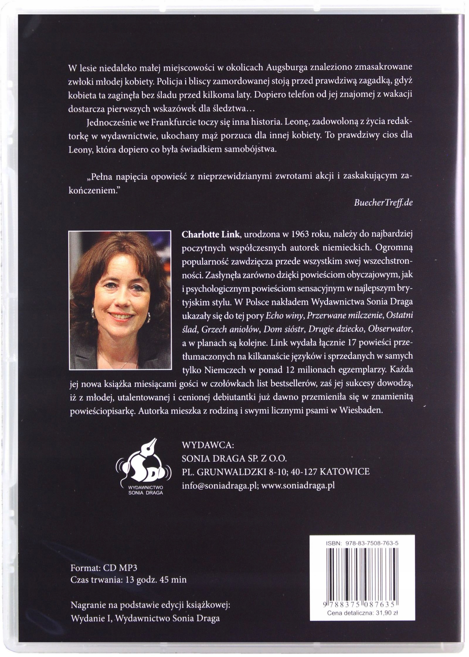 WIELBICIEL - LINK CHARLOTTE [AUDIOBOOK] [CD] Stan opakowania oryginalne