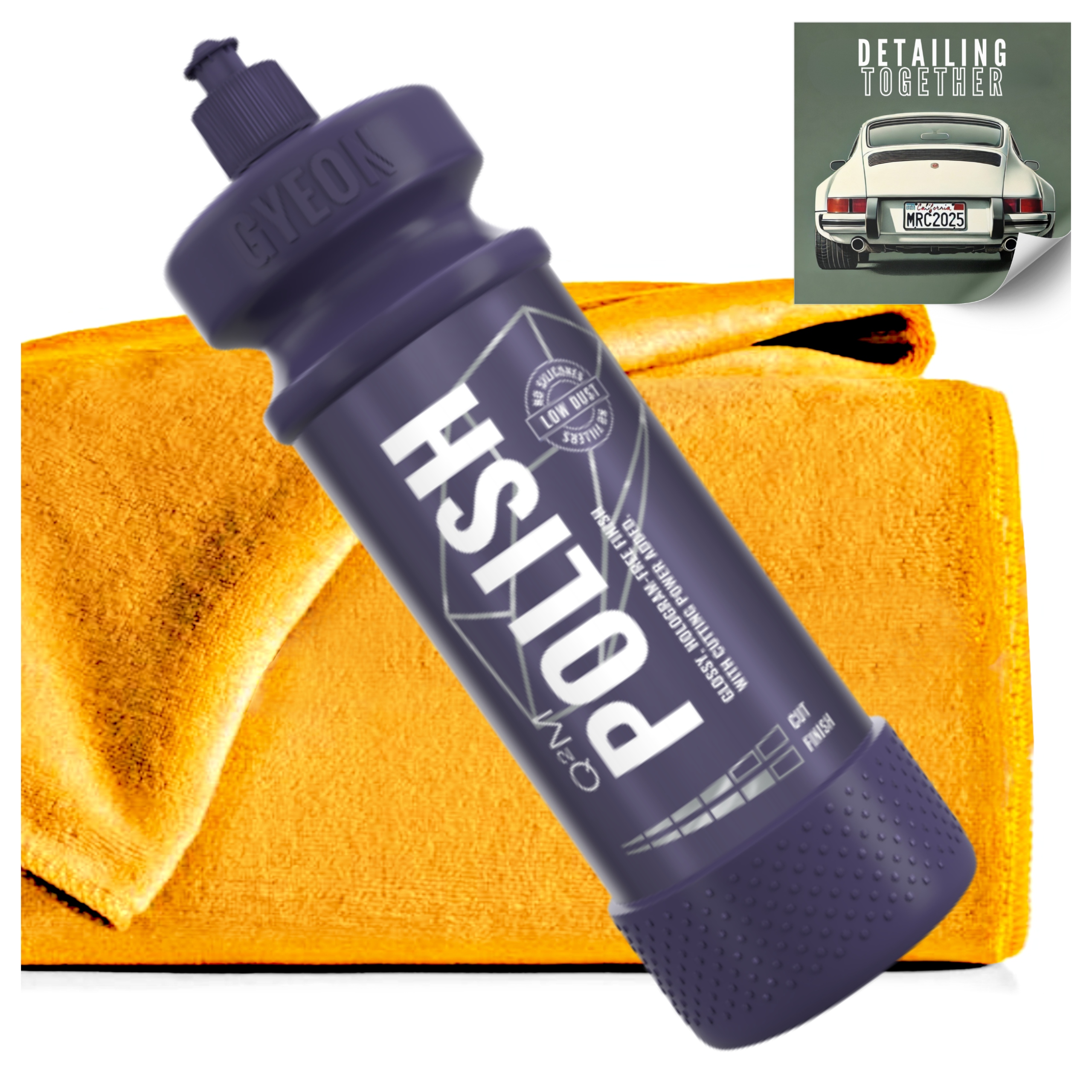 Gyeon Q2M Polish Stredne brúsna leštiaca pasta na leštenie laku 1L