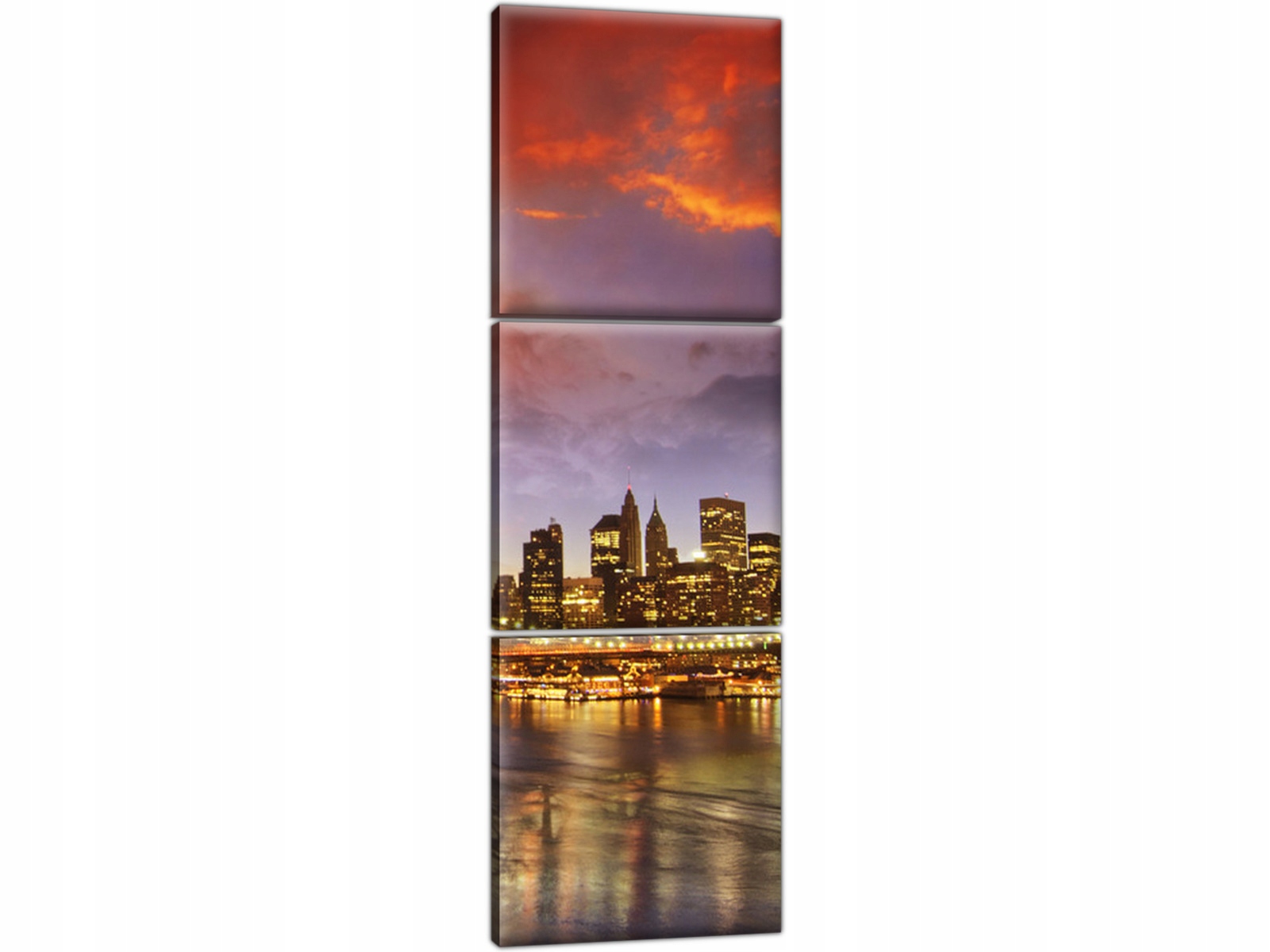 

Krajobraz Tryptyk Nowy York 30x90 Jork Tryptyk