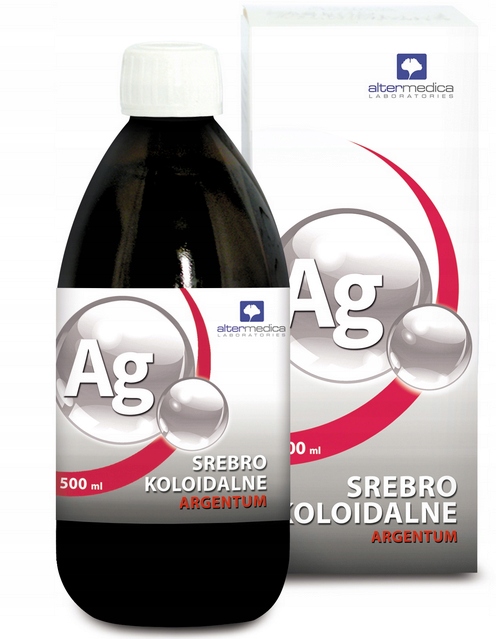 

Srebro koloidalne, Argentum Ag, Altermedica, 500ml