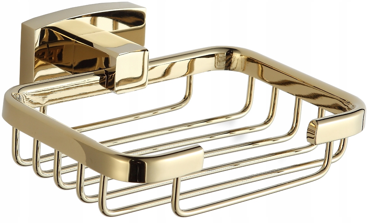 MEXEN ZOJA WISZĄCA MYDELNICZKA KOSZYK ZŁOTA