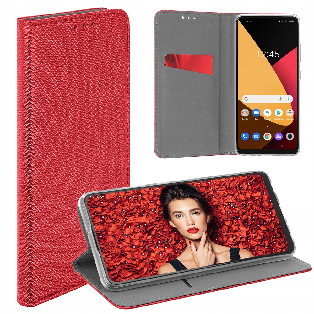 

Etui Smart Magnet Szkło do Redmi Note 12 4G