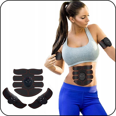 HIT ELEKTROSTYMULATOR MIĘŚNI BRZUCHA NÓG UD RAMION Liczba programów 6