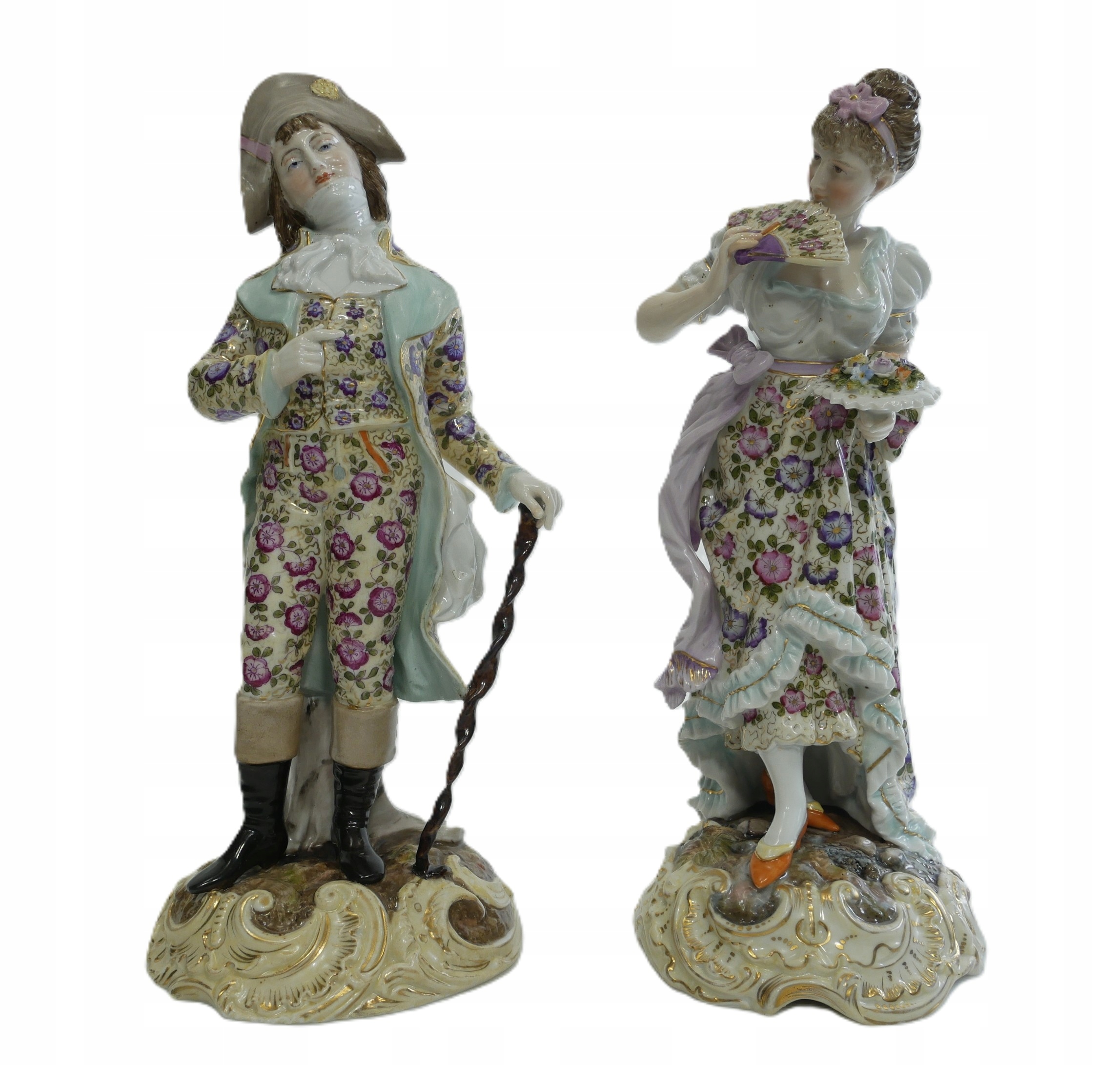 ANTYK - PARA FIGUR - RUDOLSTADT 1886+