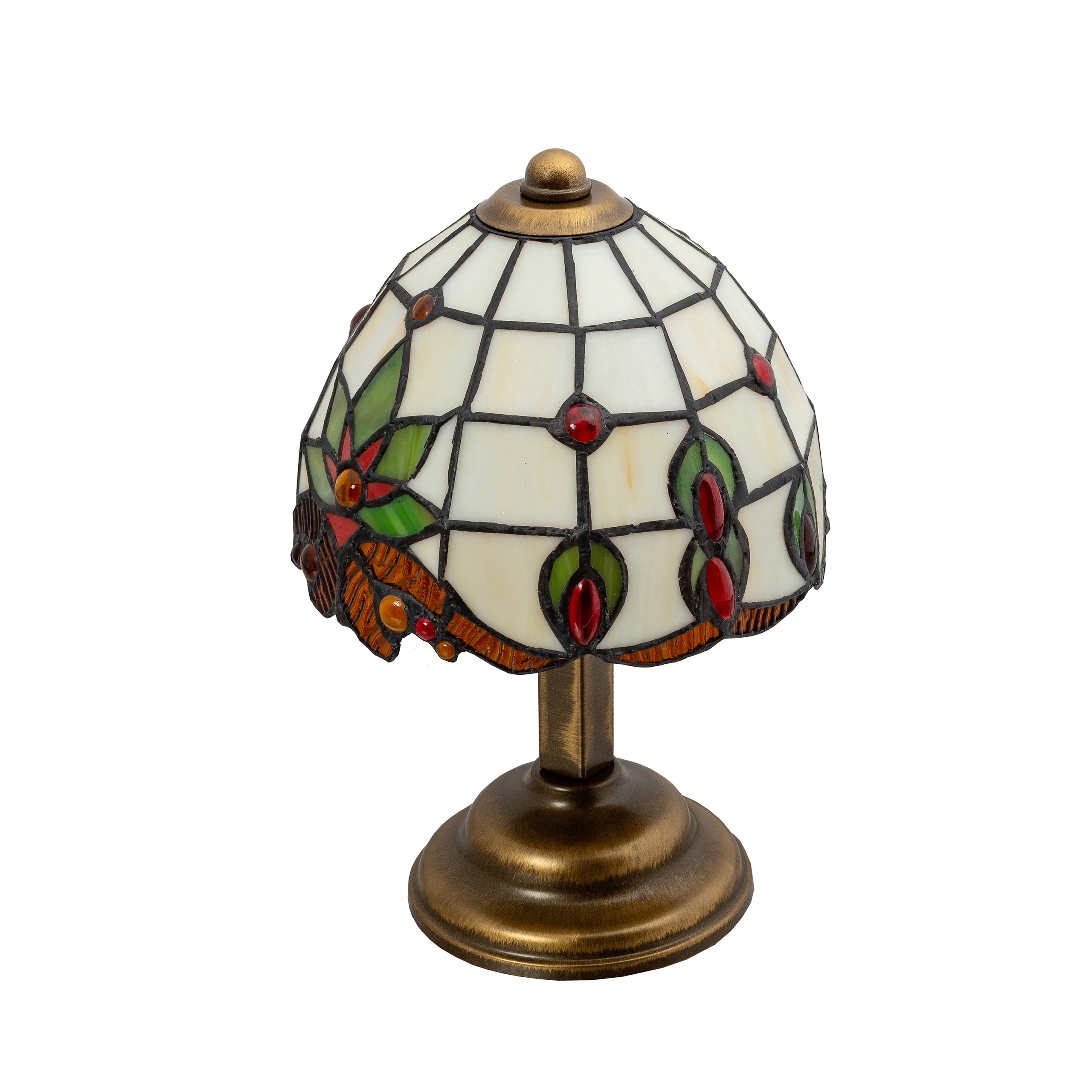 Stojaca Vitrážová Lampa Tiffany Do Kancelárie Do Pracovne Nočná Lampa Retro