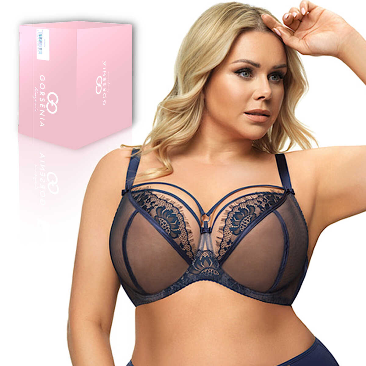 Gorsenia Podprsenka Paradise 496 tmavě modrá 75K