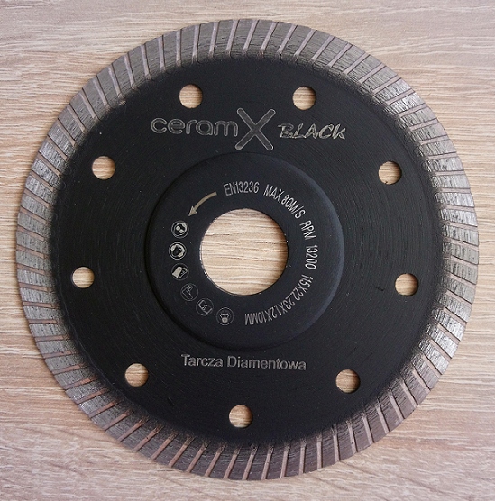 

Tarcza diamentowa Ceram-X Black Turbo do gresu 115