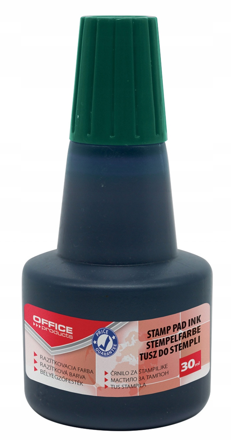

Tusz do pieczątek 30ml zielony do stępli