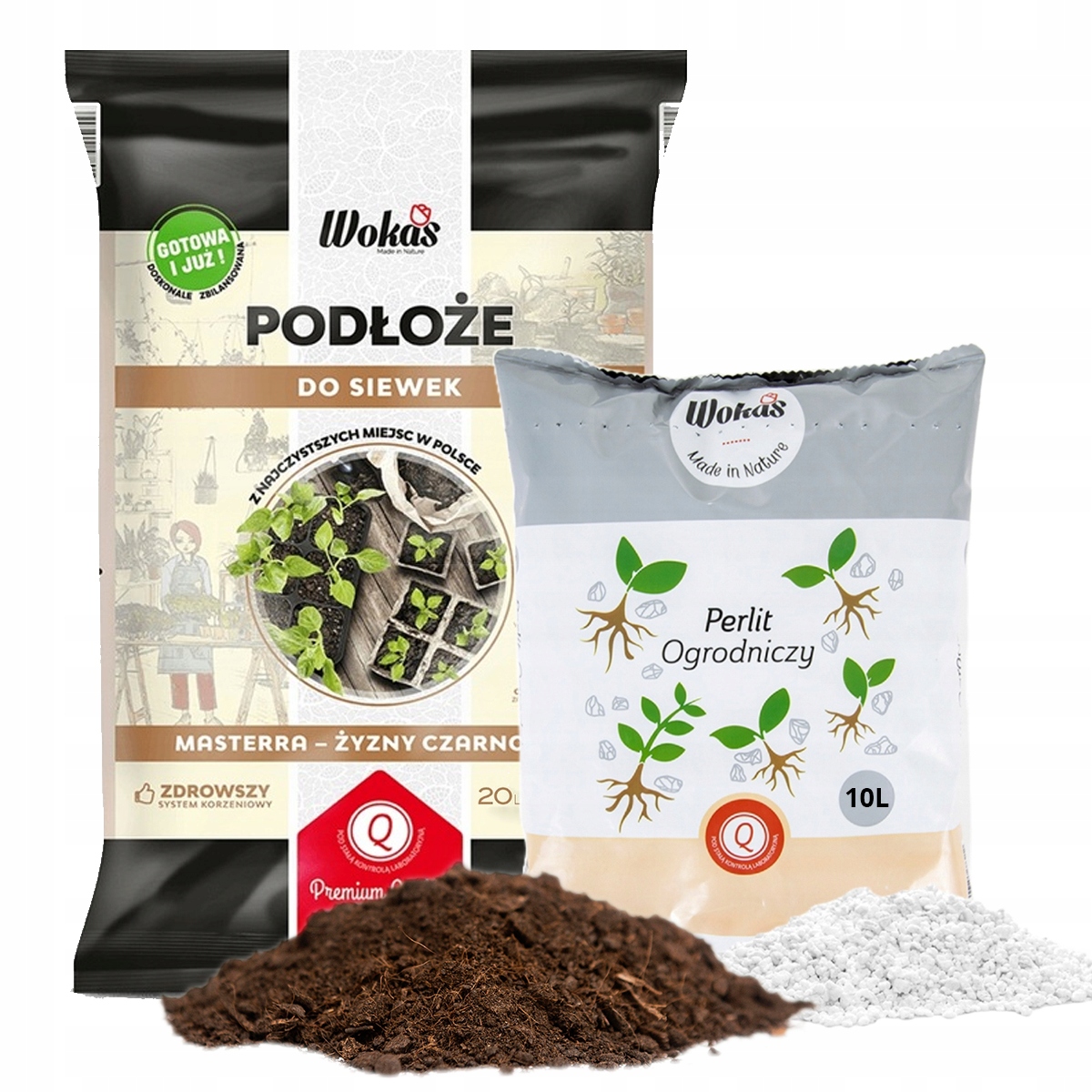 

Ziemia podłoże do wysiewu 20L perlit 10 L