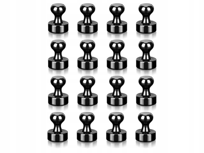

Magnes Neodymowy Na Tablicę Lodówkę 12X16mm 16 Szt