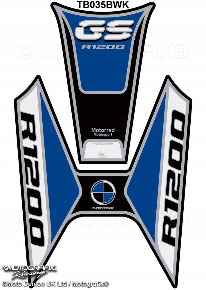 TANKPAD MOTOGRAFIX BMW R1200GS 2017 2018