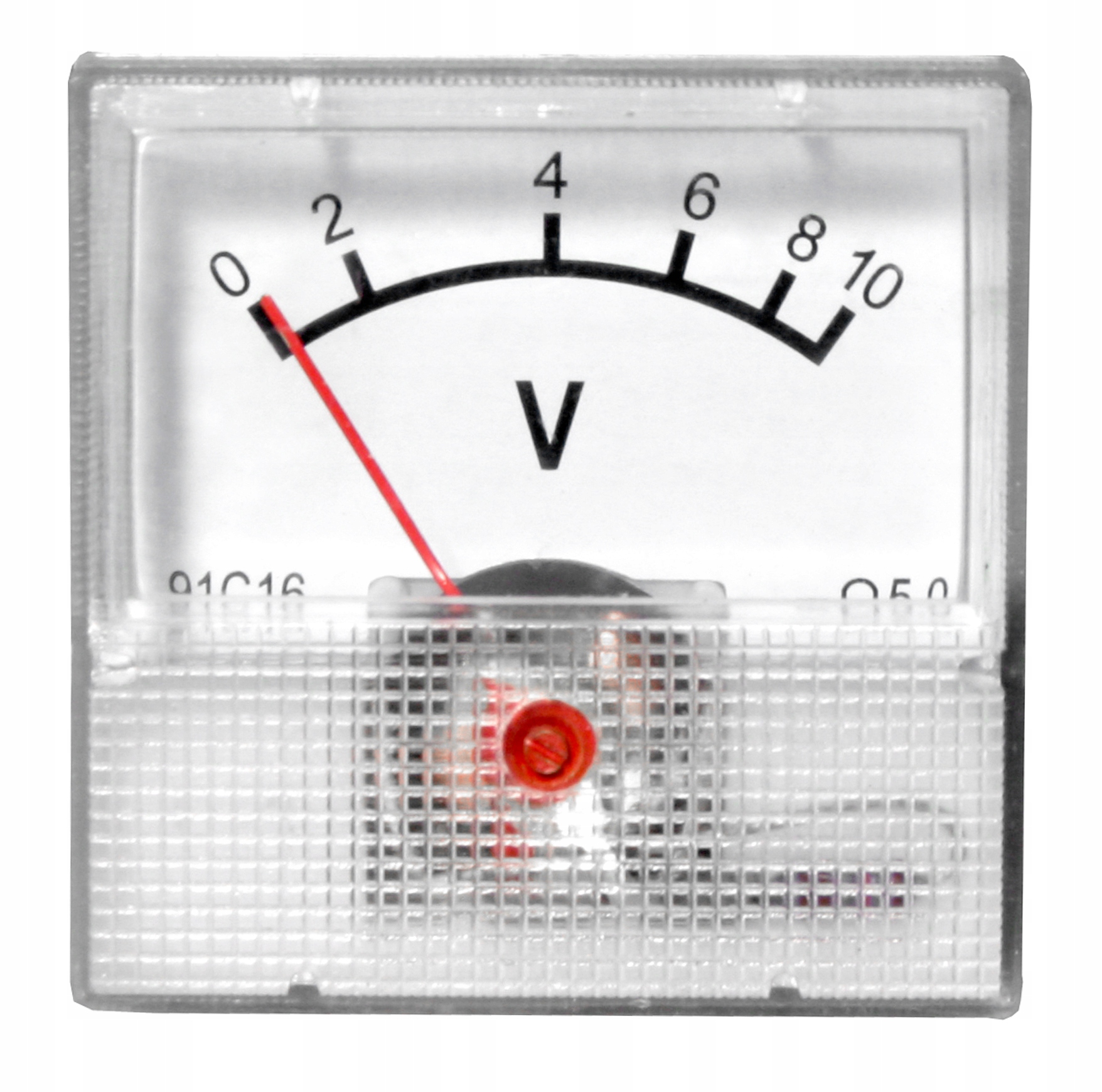 

Miernik analogowy woltomierz 10V kwadratowy Mini