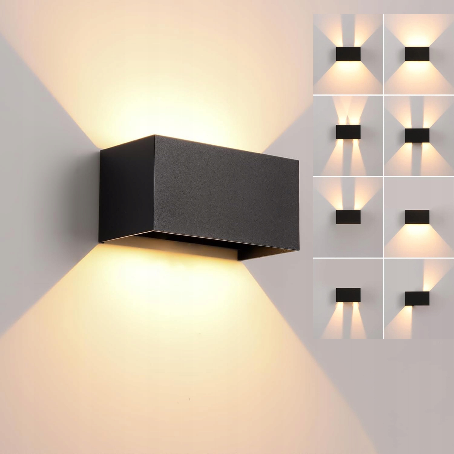 Kinkiet Ścienny Led Elewacyjny Lampa Góra Dół Wewnętrzny Zewnętrzny 24W