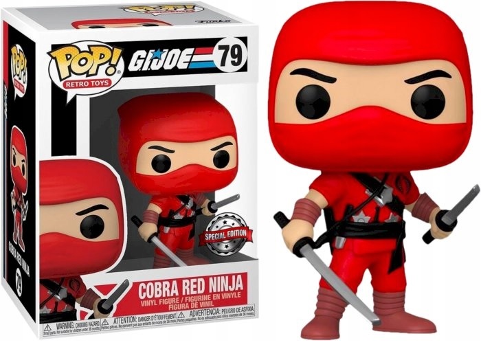 Figurka Funko Pop G.I.Joe 79 Cobra Red Ninja Special Edition