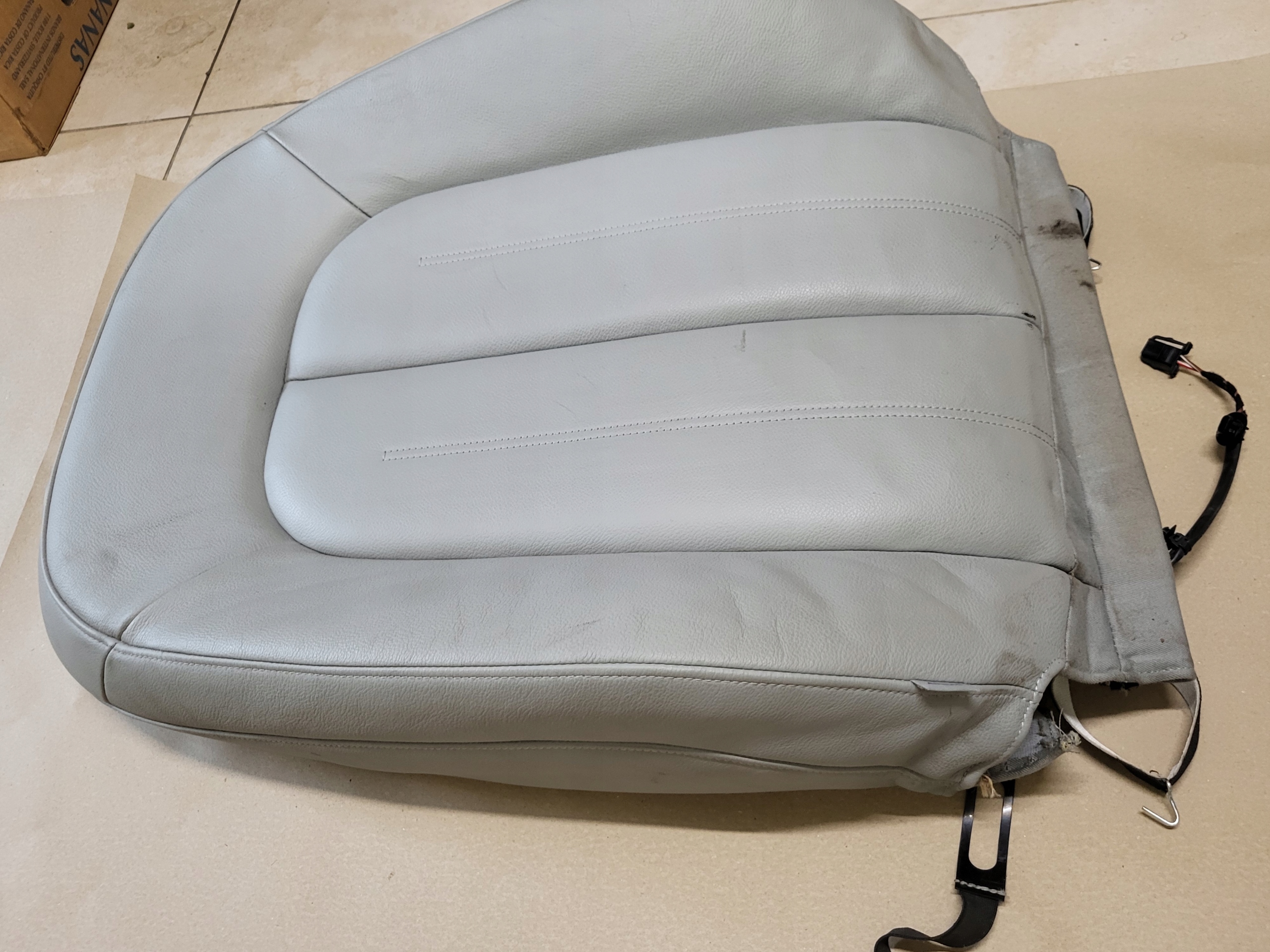 OPARCIE seat MATA GRZEWCZA right front AUDI A7 4G grey leather OE EU