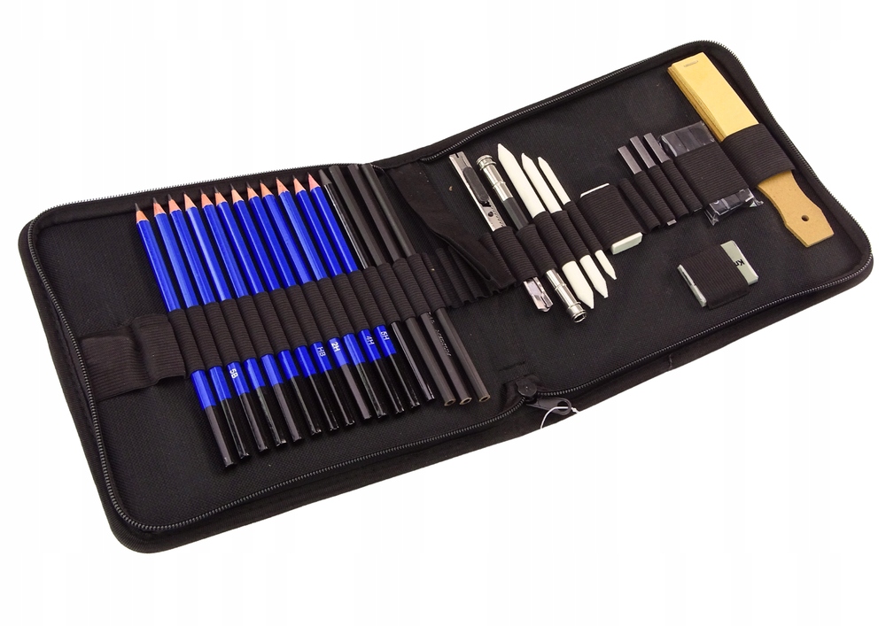 Umělecká sada pro skicování Tužky Příslušenství 32 El