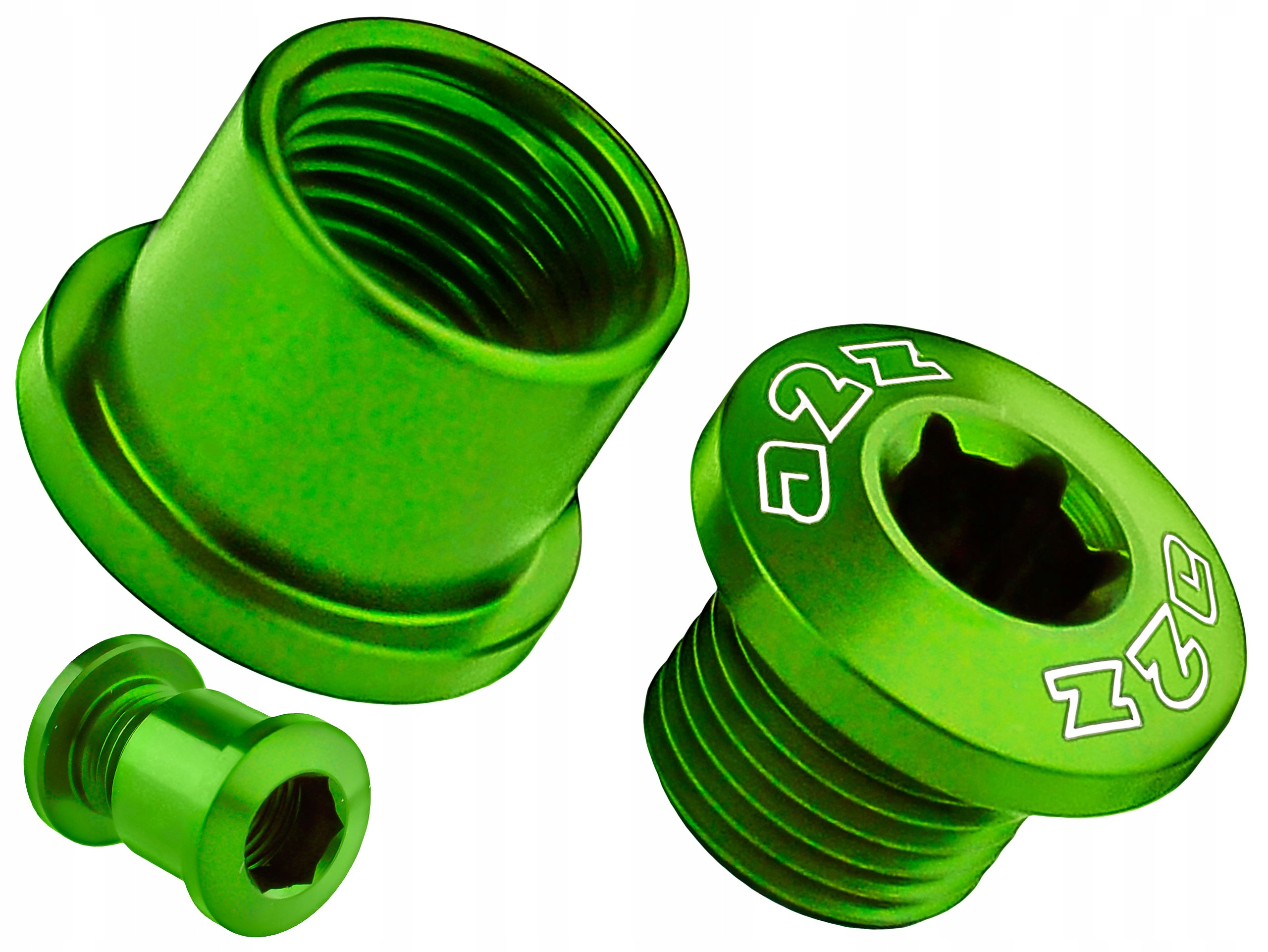 

Śruba Z Kominem A2Z Zielona Alu Do Korb Blatów