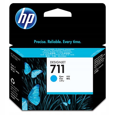 Inkoust Hp 711 29 ml Cyan T520 T525 T530 T130 CZ130A