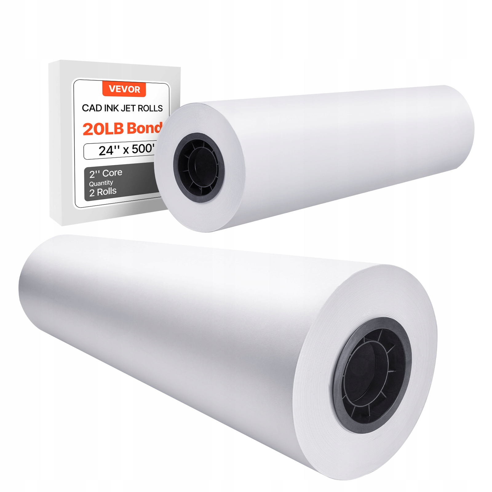 Veľkoformátový Papier Na Ploter Vevor 2 Rolky 61 CM X 152.4 M Premium