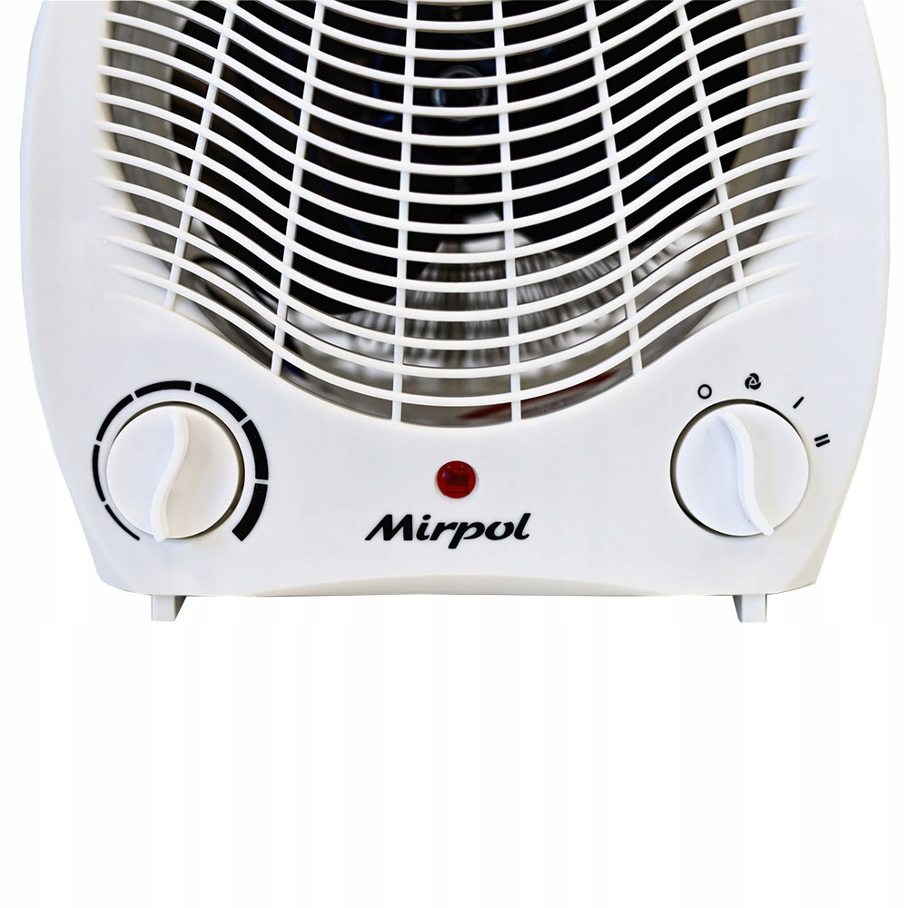 Grzejnik elektryczny Mirpol farelka z termostatem Kolor dominujący biały