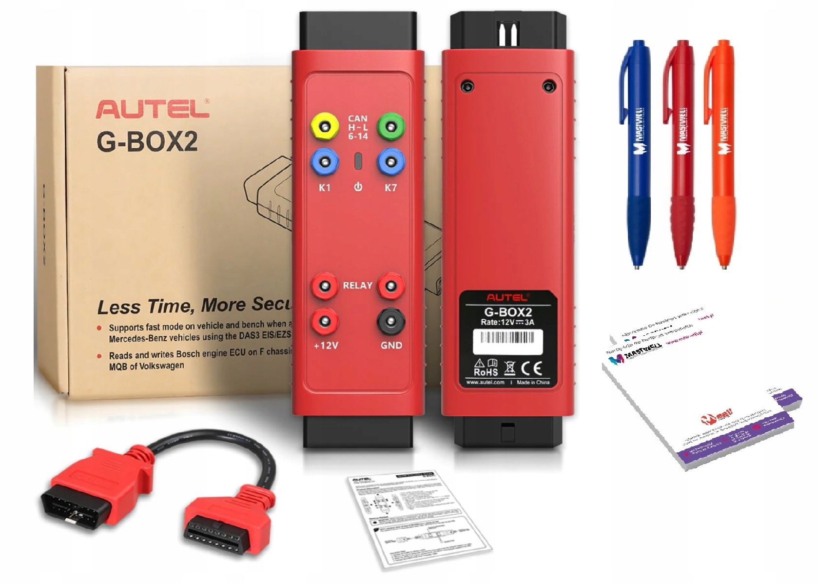 Autel G-BOX2 to adapter do programowania kluczy