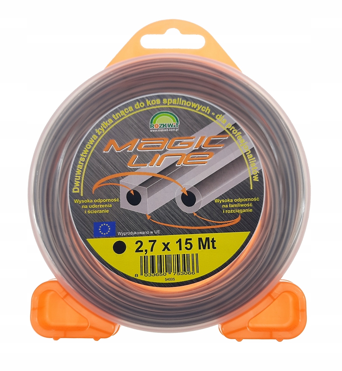 

Żyłka Tnąca Do Kosy Z Drutem 2.7mm x 15m Okrągła