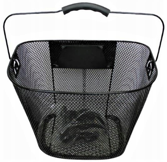 

Metalowy Koszyk Na Rower Przód Szybki Montaż Click