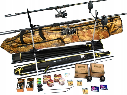 Zestaw Wędkarski karpiowy Jaxon 2x wędka kołow Z22