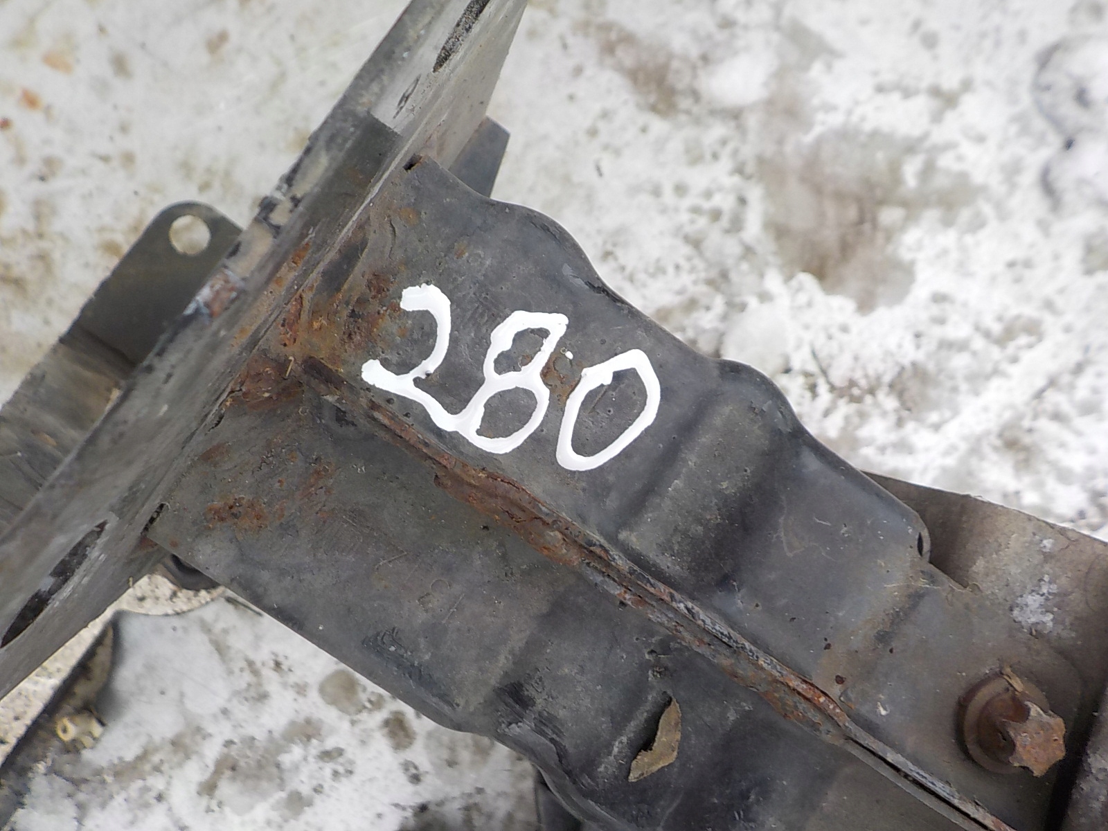 280 OPEL CORSA D support panel for radiators pillar iron