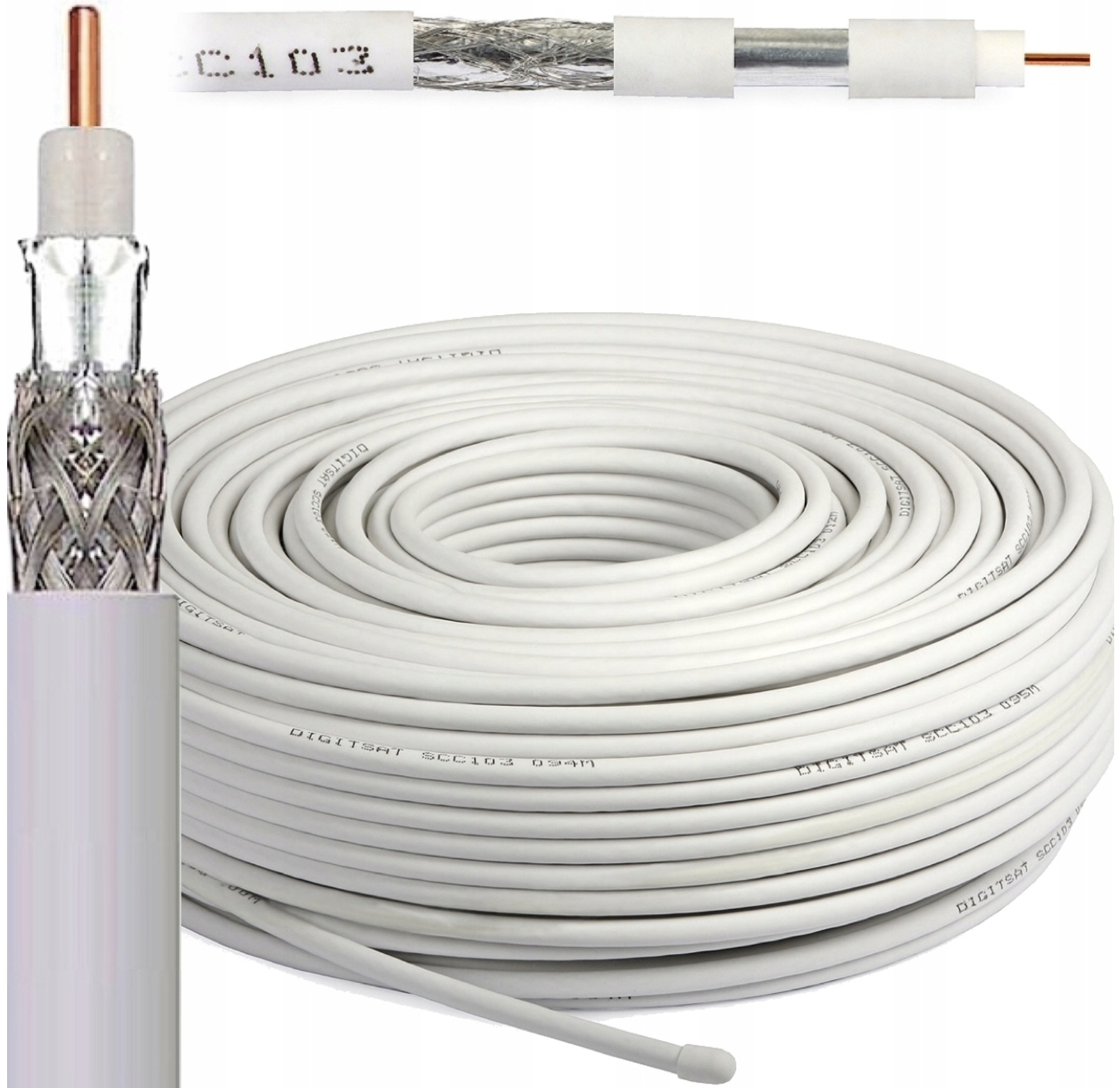 

Kabel Przewód Koncentryczny Lte 4K Hd Antenowy 15m