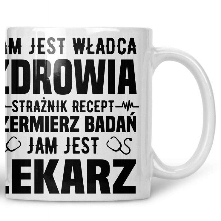 

Kubek Jam jest Lekarz