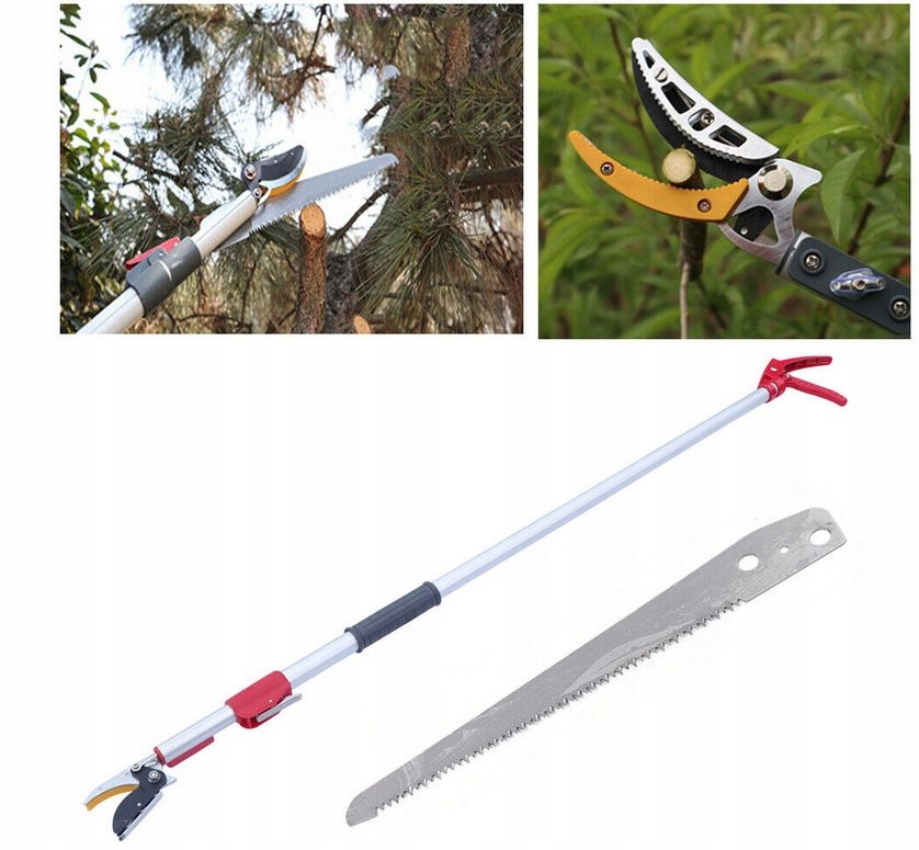 Teleskopická Nožnica Na Výložníku 2,2 M píla na konáre ručné nožnice