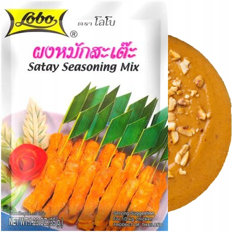 

Przyprawa Marynata Do Pałeczek Satay Thai Lobo 35g