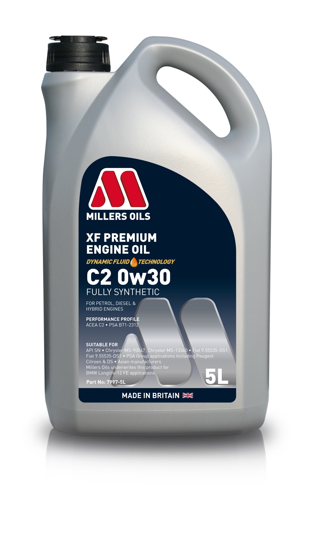 Motorový olej Millers Oils Xf Premium C2 0w30 5 l 0W-30 7997