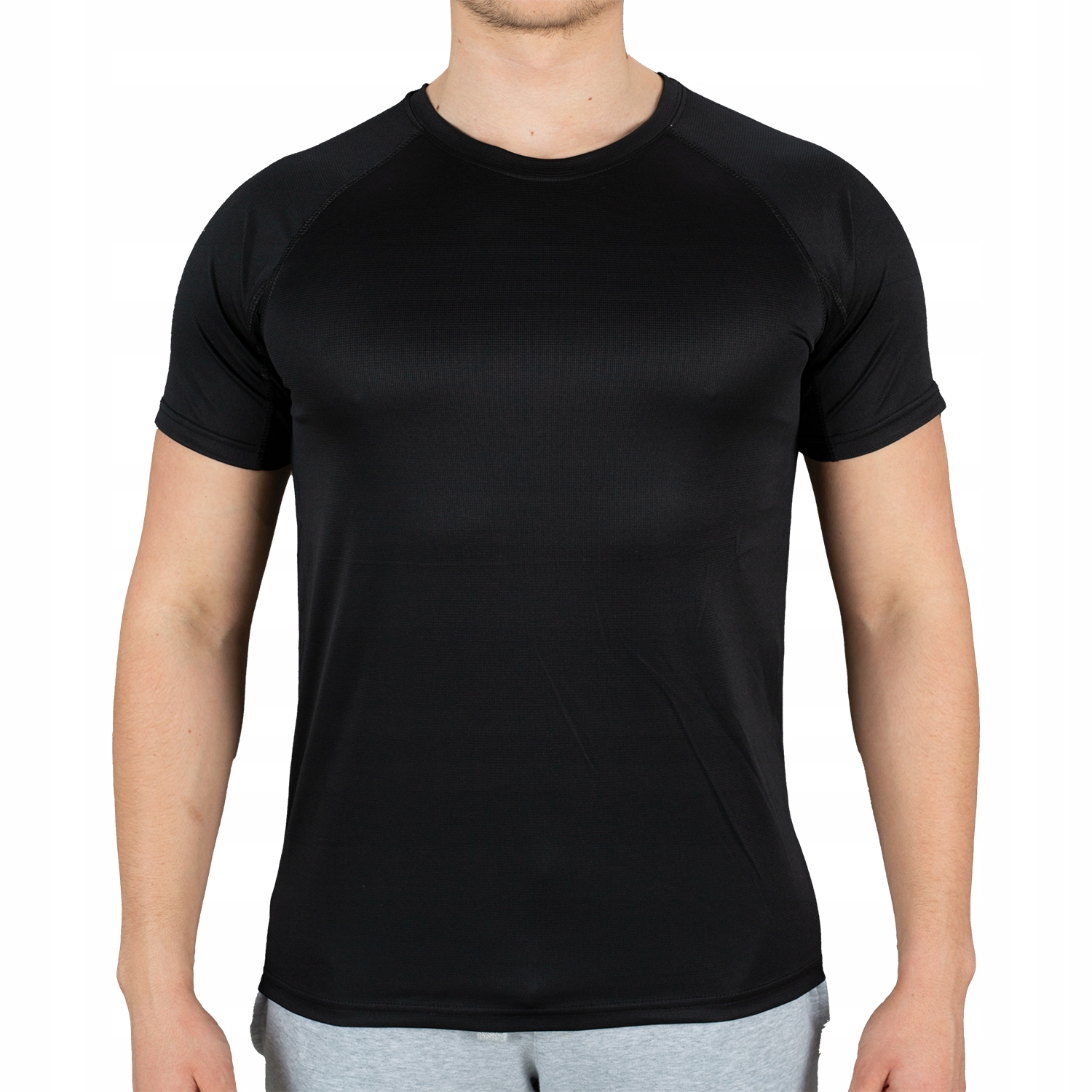 KOSZULKA DO BIEGANIA TERMOAKTYWNA SPORTOWA BIEGOWA Rękaw krótki rękaw