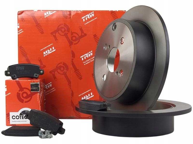 

Trw Tarcze Klocki Tył Toyota Corolla E12