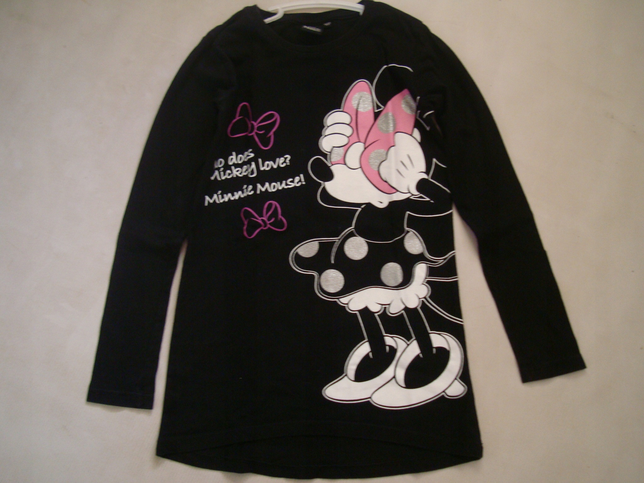 CZARNA tunika z MINNIE r. 152 Marka Disney