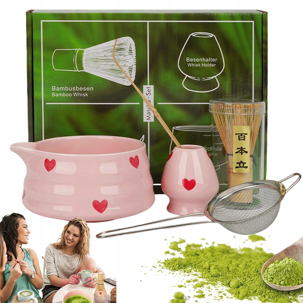 Levně Sada Na Přípravu Čaje Matcha S Vysoce Kvalitní Mísou Pro Začátečníky